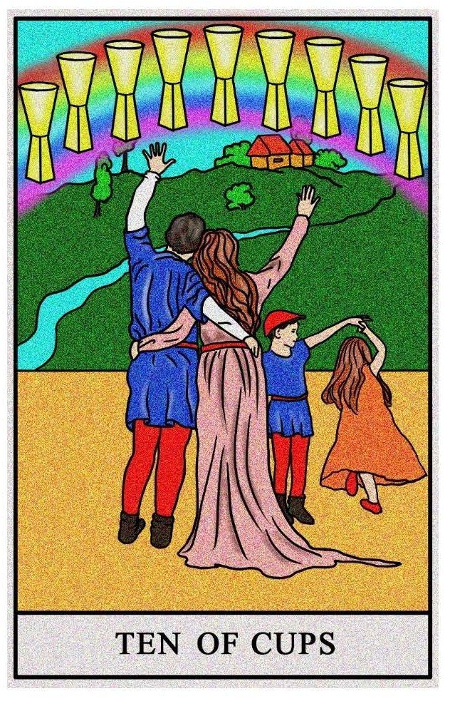 Boston Tarot Reading - The Ten of Cups