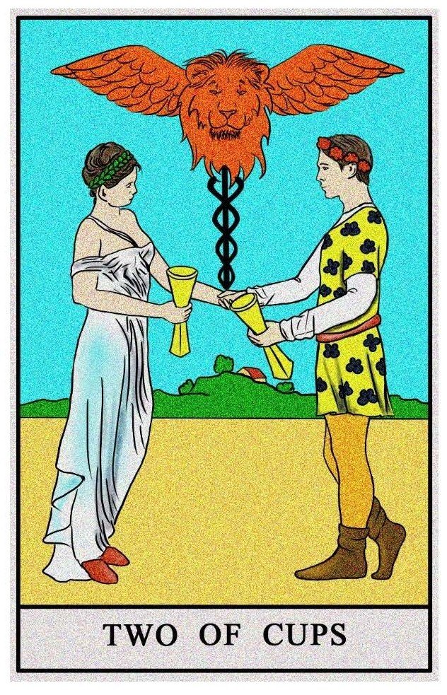 Boston Tarot Reading - Two of Cups
