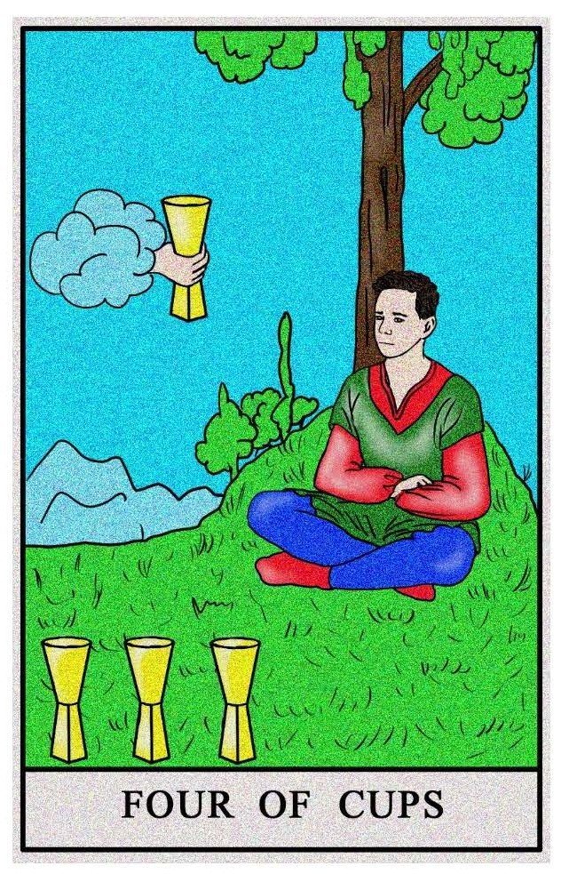 Boston Tarot Reading - The Four of Cups