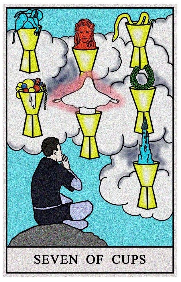 Boston Tarot Reading - The Seven of Cups