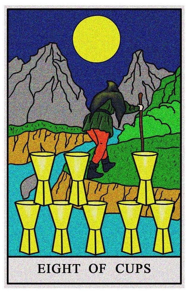 Boston Tarot Reading - The Eight of Cups