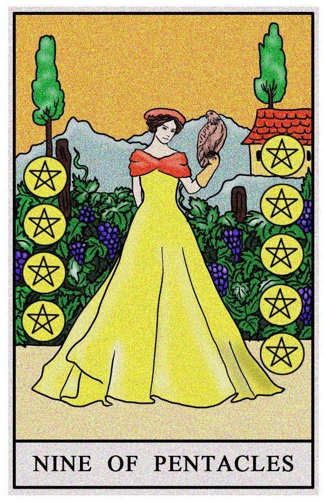 Boston Tarot Reading - The Nine of Pentacles