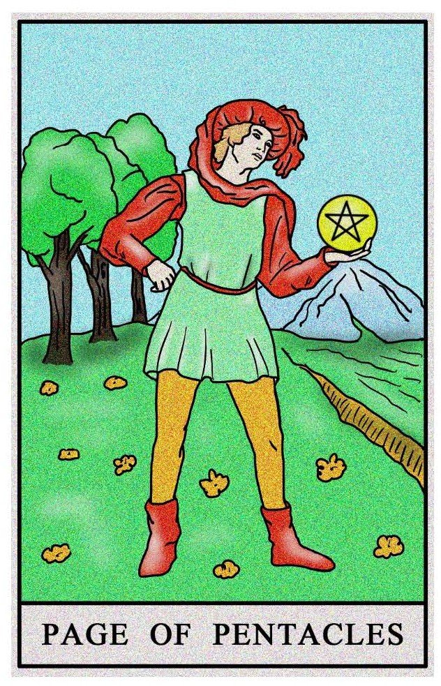 Boston Tarot Reading - The Page of Pentacles