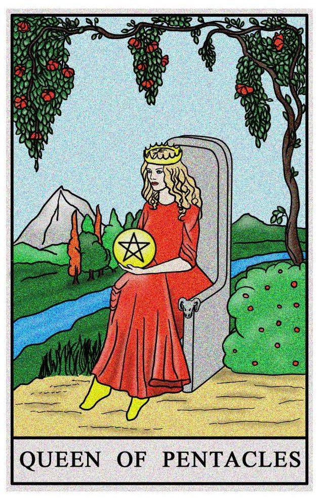 Boston Tarot Reading - The Queen of Pentacles