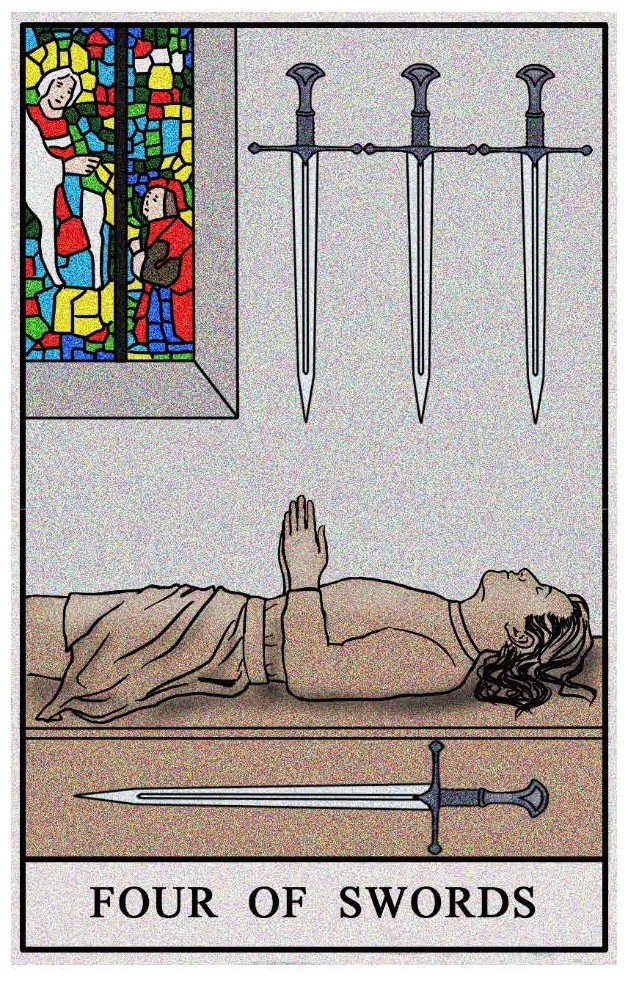 Boston Tarot Reading - The Four of Swords