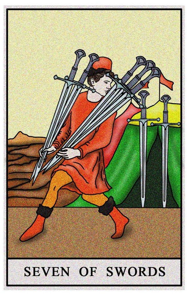 Boston Tarot Reading - The Seven of Swords