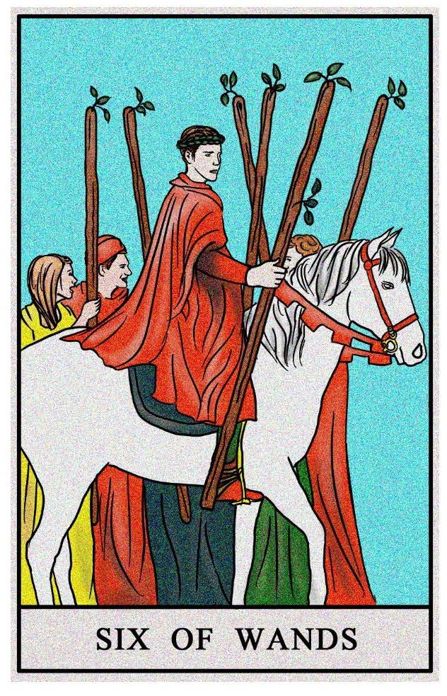 Boston Tarot Reading - The Six of Wands
