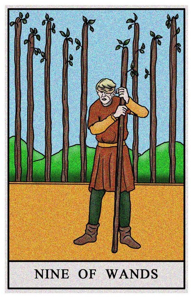 Boston Tarot Reading - The Nine of Wands
