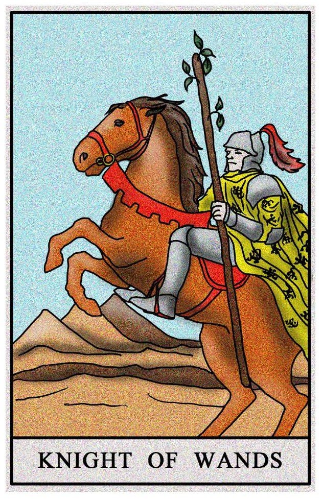 Boston Tarot Reading - The Knight of Wands